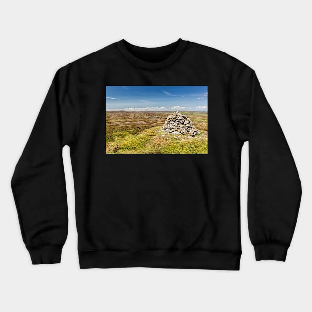 Buckshott Fell and Northumberland Crewneck Sweatshirt by Reg-K-Atkinson